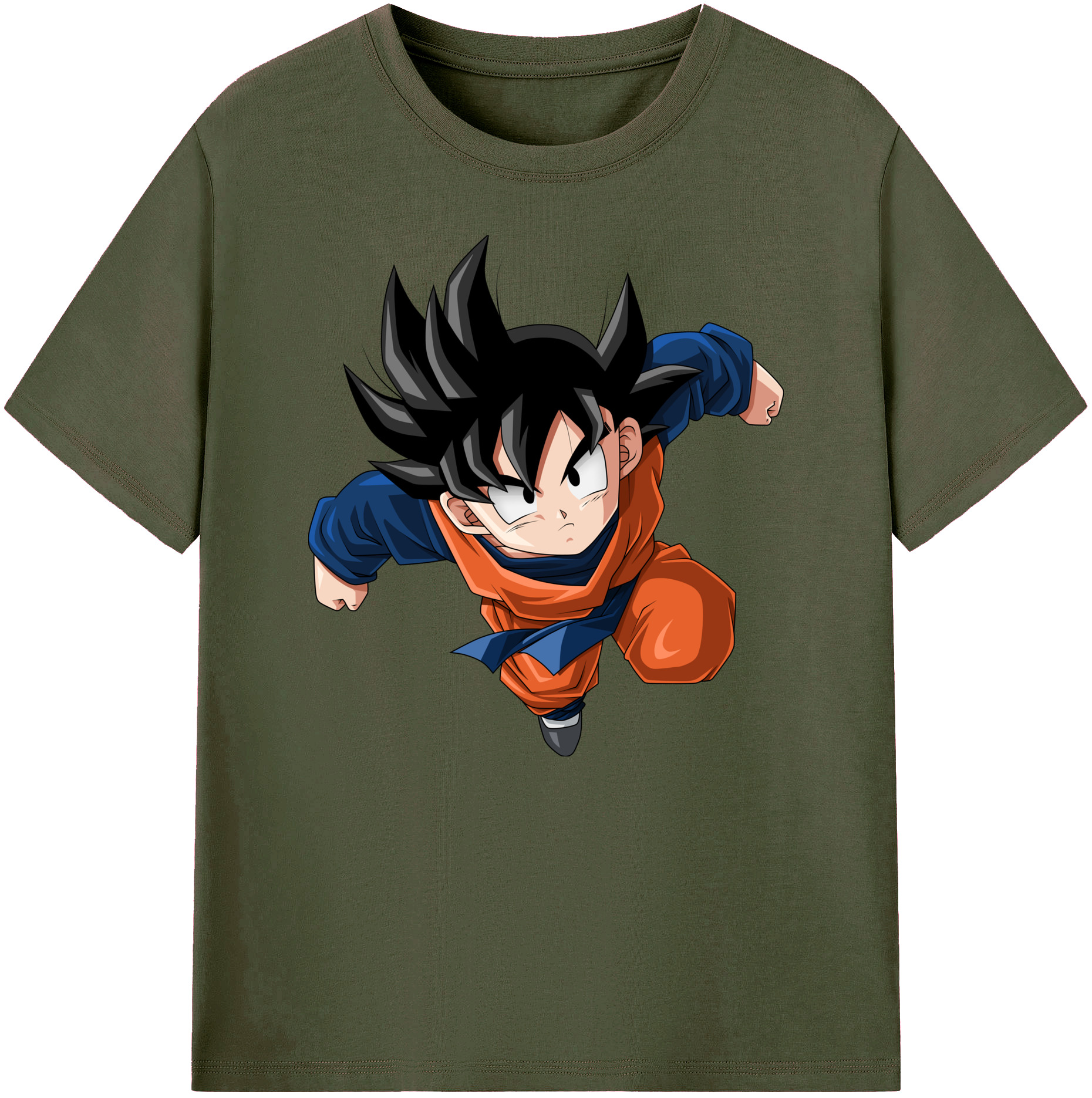 （画像用） ドラゴンボール 孫悟空（そん ごくう）Son Goku カカロット DRAGON BALL Kakarotto 綿100％ メンズ半袖Tシャツ｜肌触りやわらか＆通気性